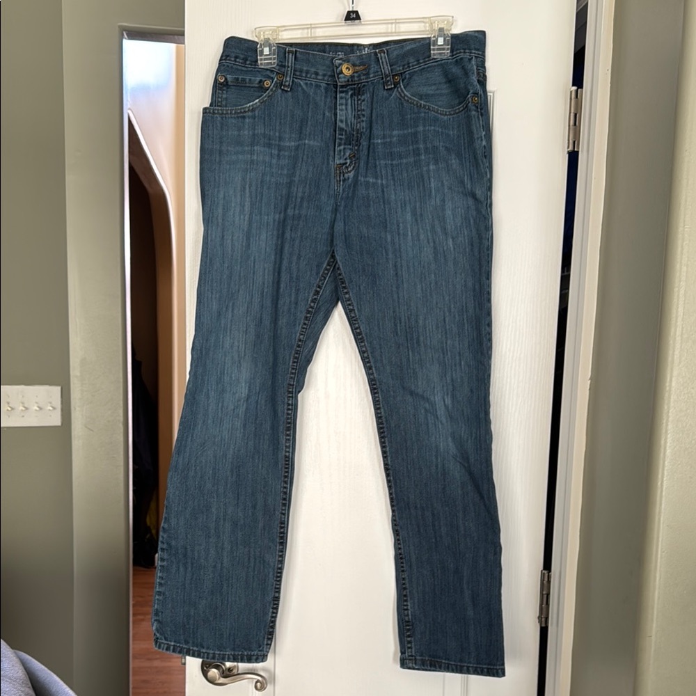 😊Men’s Urban Pipeline Blue Straight-Leg Jeans